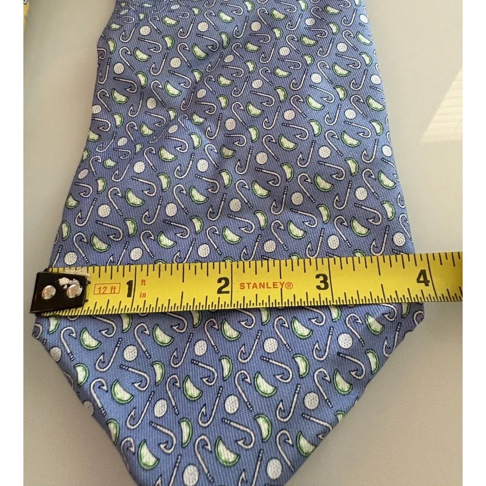 Vineyard Vines Tie Lot 5 Fish Anchor Nautical‎ Palm Tree Hook Blue Yellow Green